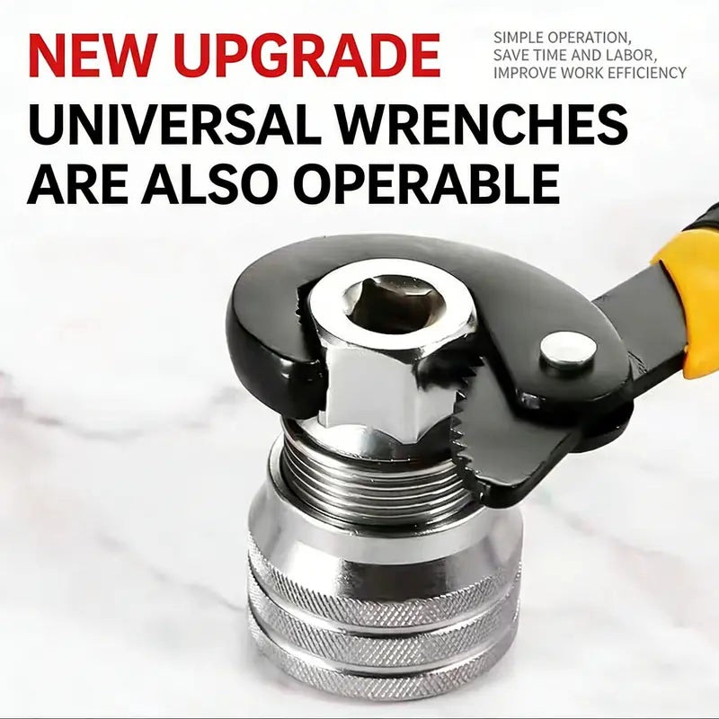 Multi-Function Universal Socket Wrench Tool - Universal Maintenance Tool, Adjustable Universal Socket Wrench, Universal Socket Tool for 3/8 Drive Ratchet Torque Wrench & Power Drill